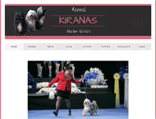 Tablet Screenshot of kiranas.com
